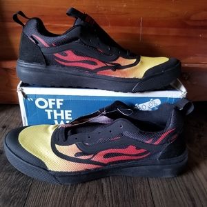 Vans UltraRange Rapidweld Flames Black Shoes VN0A3 no box